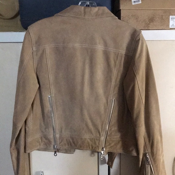 Tan Suede Jacket - Picture 4 of 5